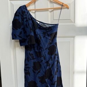 Kate Spade target collab. Blue & Black Floral Jumpsuit size 0